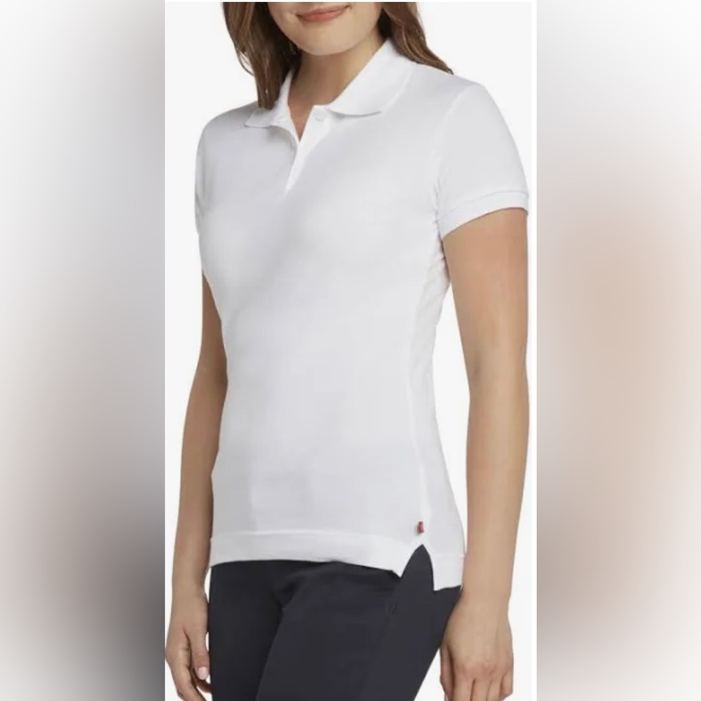 Dickies Polo - White, Size Small